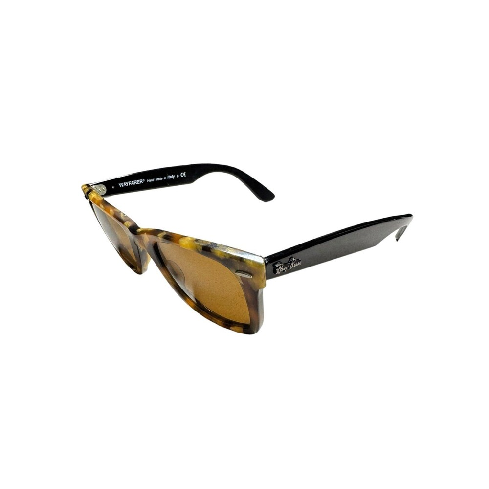 Ray-Ban RB2140 Sunglasses Original Wayfarer Tortoise Frame Brown Lenses w/ Case